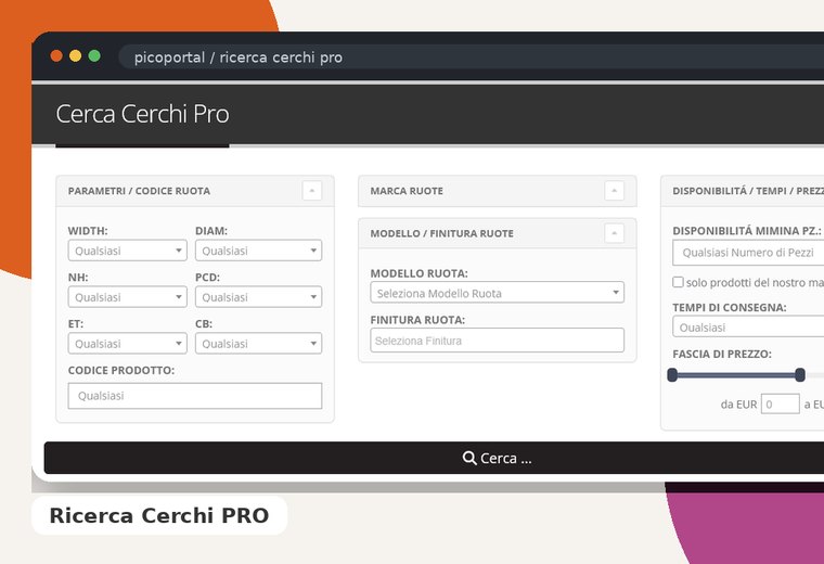 Ricerca Cerchi PRO